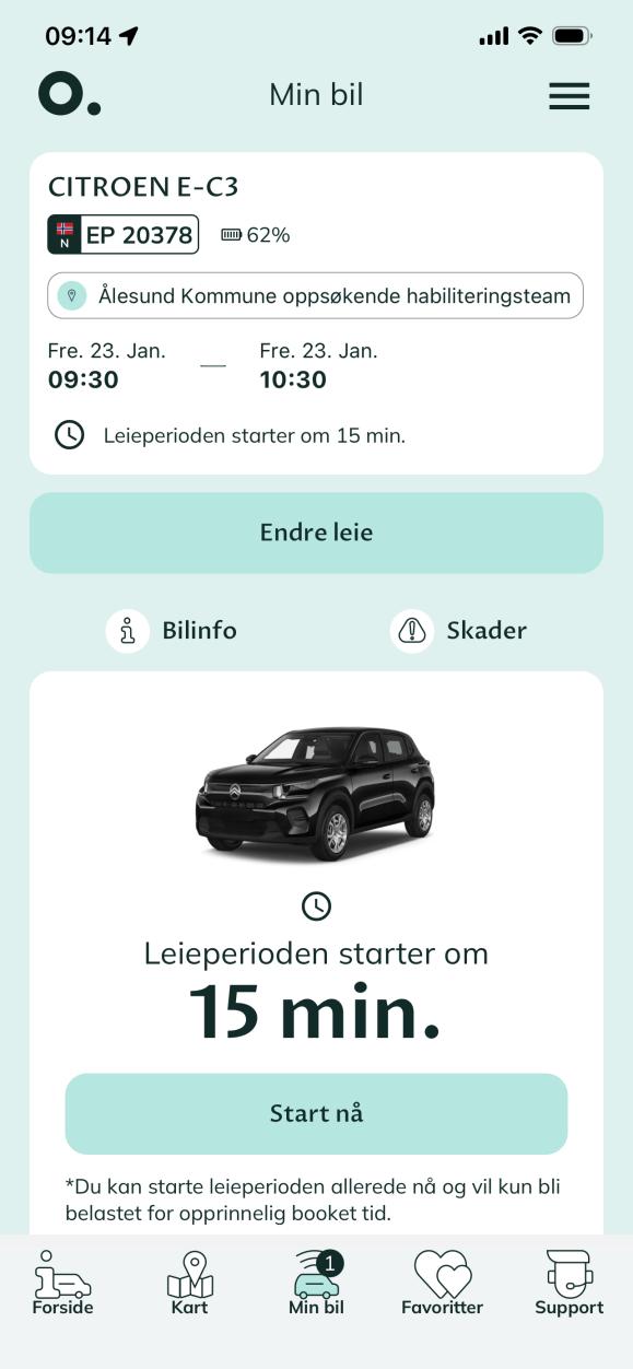Bekreft og start